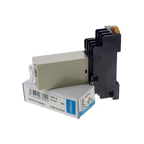 12VDC Max 30S H3Y-4 Power On Delay Relay Solid-State Timer 4PDT 14Pins Socket