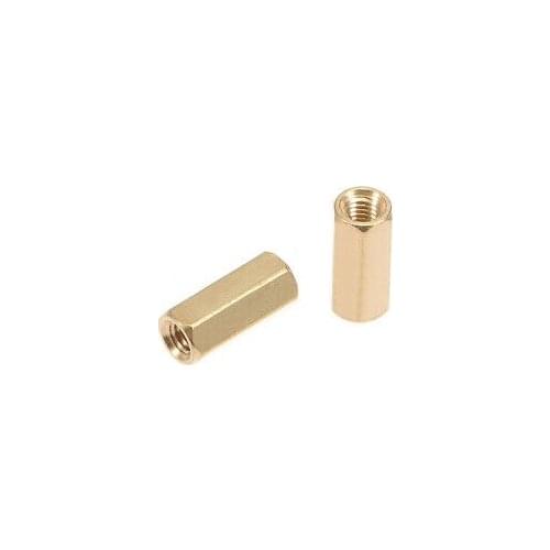 20pcs Brass Straight PCB Pillar Female Thread Hex Standoff Spacer M3x5x11mm