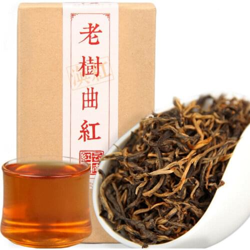 2020/2021 Lao Shu Qu Hong Dianhong Old Tree Black Cha 80g/Box Muzhi Ancient Tree