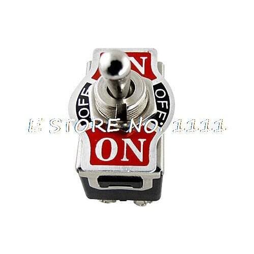 AC 15A/250V 20A/125V 3 Three Position On/OFF/ON DPDT 2P2T Toggle Switch Lock New