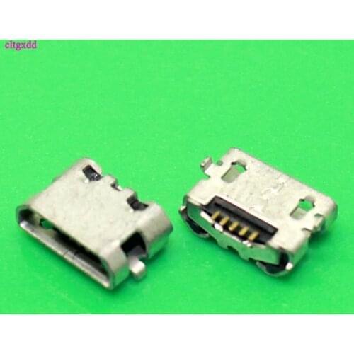 50pcs / lot joystick connector micro jack power charger mini usb port data replacement repair for ps4 wireless controller