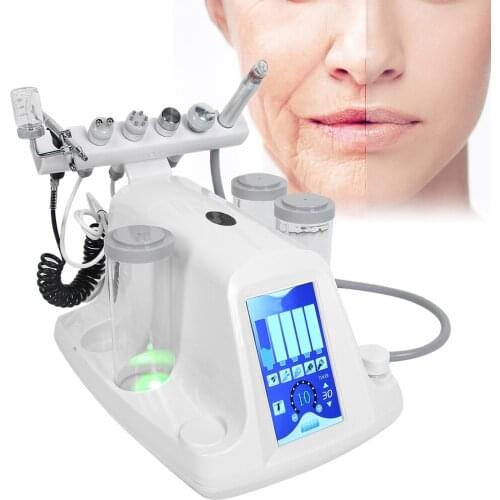 6 in 1 Small Bubble Beauty Instrument RF Skin Rejuvenation Pore Cleansing Machine