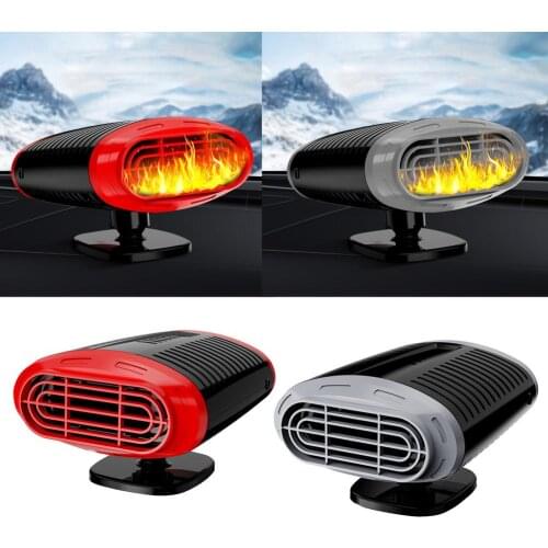 12V/24V 120W Car Heater Electric Cooling Heating Fan Portable Electric Dryer Windshield Defogging Demister Defroster