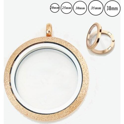 Sparkle Magnetic Living Glass Floating Charm Locket Stainless Steel Floating Locket Pendant Jewelry for Girls Wholesale 10pc/lot