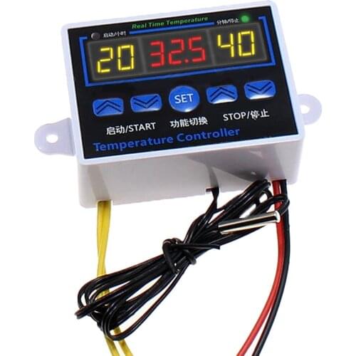 Digital LED Temperature Controller Switch Thermostat 220V Thermoregulator Aquarium Incubator Temp Regulator NTC Sensor