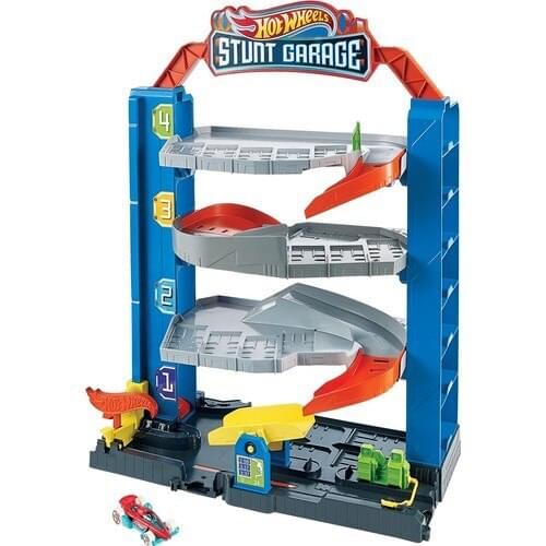 Hot Wheels Adventure Start Garage, 4 Layer, For Children Between the Ages of 3-8 GNL70