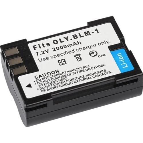 Dinto 2000mAh 7.2V 1pc BLM-1 PS-BLM1 BLM1 PSBLM1 BLM-01 for Olympus C5060WZ C-7070 C-8080 E300 E330 E500 E510 E520 E-3 E-30