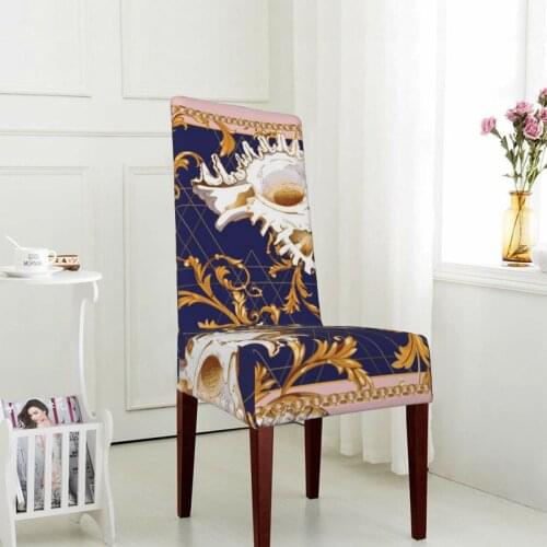 Stretch Elastic Dining Chair Seat Covers Universal Removable Washable Chair Seat Cover Protector Cushion Slipcover Dropshipping