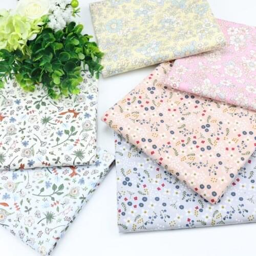 160CM*50CM baby newborn cotton cloth floral fabric for DIY kids bedding baby apparel dress cloth hair bow patchwork fabric