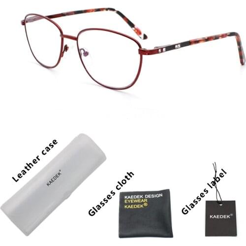 KAEDEK Women's Glasses And Cases