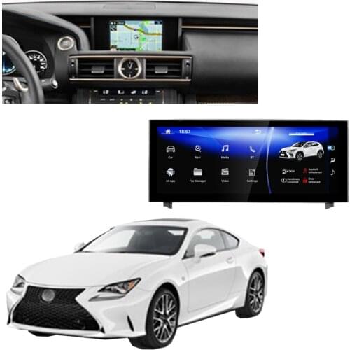 LiisLee Car Multimedia Player GPS Audio Radio For Lexus RC 300h XC10 2013~2019 CarPlay Android upgrade HD Display Navigation
