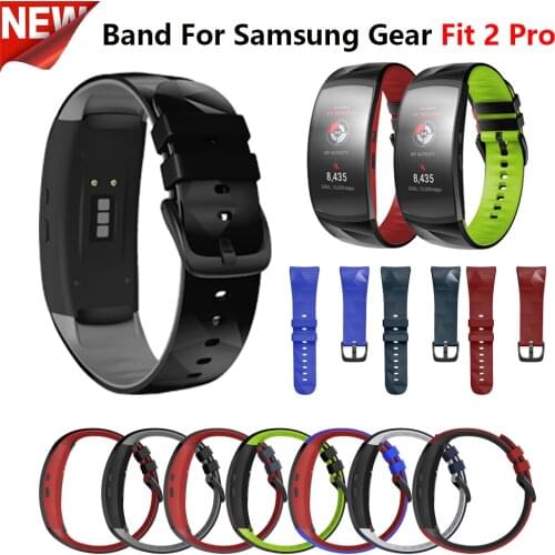 Soft Silicone Watchband Strap For Samsung Gear Fit 2 Pro Sports Smart Bracelet Replacement Wristband For Samsung Fit2 SM-R360
