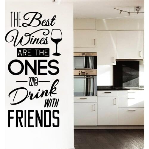 Words and Cups Wall Sticker Home Decoration Accessories for Living Room Bed Room Waterproof Wall Art Stickers Murals