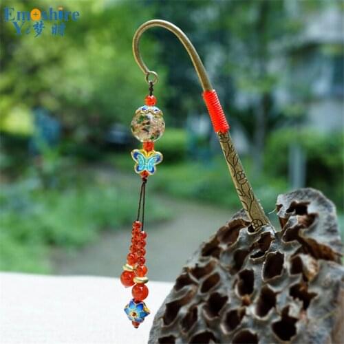 New Year Gift Bookmarks Wholesale Metal Bookmarks Factory Creative Gifts Brand Stationery for Business Company Advertising M160