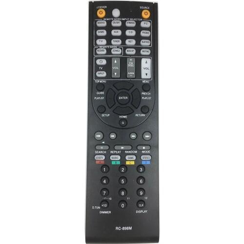 New RC-898M Replace Remote for Onkyo TX-NR5008 TX-NR709 TX-NR646 TX-NR747 TX-NR545 TX-NR54 AV Receiver