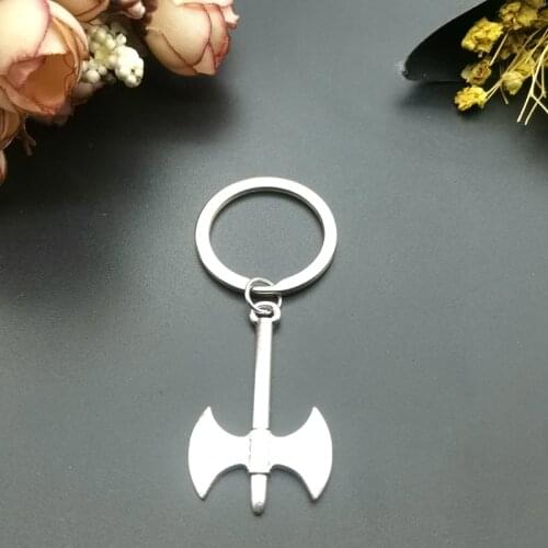 New Axe Miniature Weapon Jewelry Tomahawk Keychain Gothic Medieval Axe Keychain