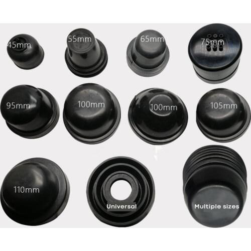 ASLENT 1pcs Car LED Headlight Dust Cover Waterproof HID xenon lamp Rubber Sealant Cap Cover Headlamp 70mm 80mm 90mm 100mm 105mm