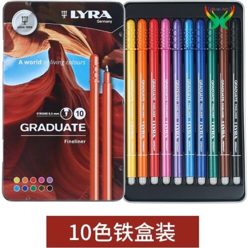 Lyra Fiber Pen, Handbook Pen, Pale Colour Pen, Routine Pen, Fossil Pen, Marker Student Double Head Pen, Drawing Tool Set