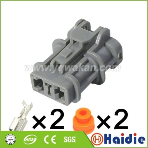 Free shipping 5sets auto 2pin Excavator pressure switch plug 7123-6423 speed water temperature header connector 7123-6423-40