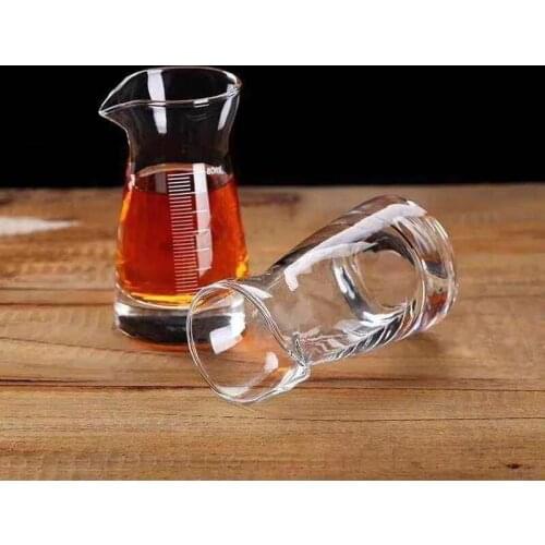 Glass Fair Mug Scale Wine Pot Liquor Divider Small White Wine Pot 80ml Small Pressure Mouth Wine Bottle Liquor Wine Appliance