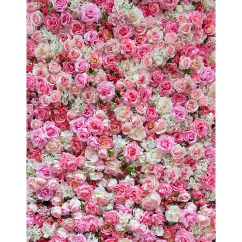 TR Blooming roses printed wedding backdrops for photo studio digital valentines backgrounds for newborn photography backgrounds