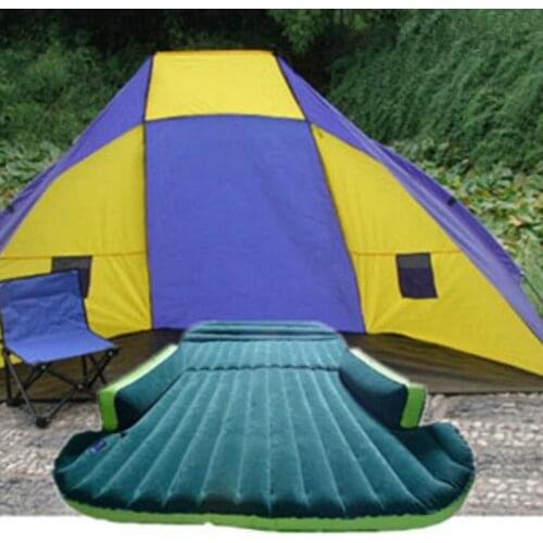 Universal SUV Car Inflatable Mattress - Seat Travel Bed Sofa Air Mattress With Air Pump Outdoor Camping Moisture-proof Pad