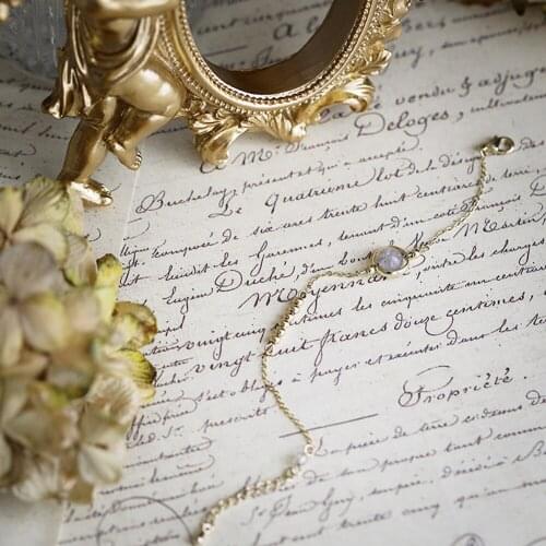 Vintage Retro Handwriting English Card Papers Postcard Still Life Photography Props Jewelry Shoot Decoration Background Paper