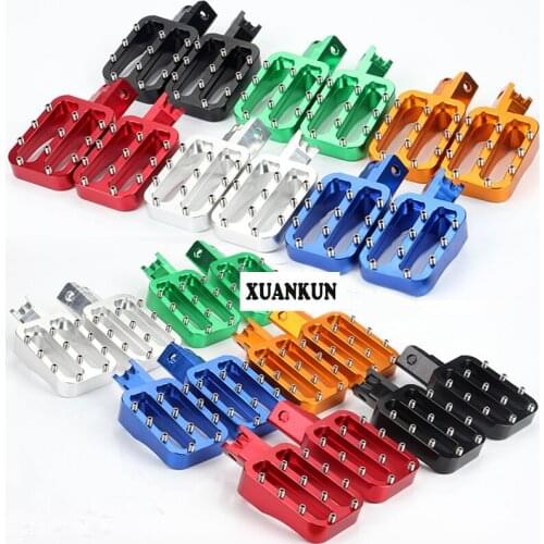 Off-road Motorcycle Modification Parts CNC Pedal Aluminum Alloy Pedal Front Footrest Assembly