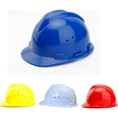 ABS Protect Rescue Helmet V Shape Safety Hard Hats Cap Breathable Construction Work Protective Helmets RED YELLOW BLUE WHITE