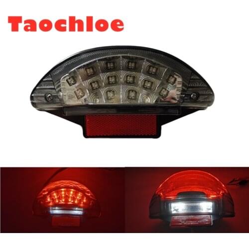 1x LED motorcycle Tail Light motorcycle Rear Light Reflector Stop Brake Lamp For BMW F650GS ST F800S ST R1200 GS Adventure R1200