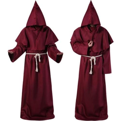 3Pcs/Set Popular Oversized Hooded Unisex Cape Long Sleeve Cloak Floor-Length Halloween Cape Cosplay Costume