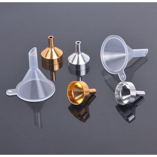 50/100PCS Mini Funnels For Filling Bottles Transferring Liquid Refill Perfume Essential Oil Liquid Dispensing Tool Wholesale