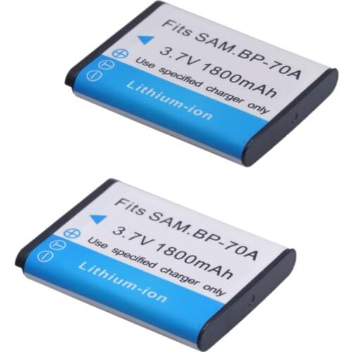 BP-70A BP70A Replacement Battery for SAMSUNG AQ100, DV150F, ES65, ES67, ES70, ES71, ES73, ES74, ES75, ES80, ES90, BP 70A battery