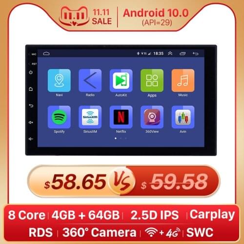 Seicane Car Multimedia player For Universal Nissan VW Toyota Kia rio Hyundai Suzuki Honda 2din Android 8.1 7 Inch GPS Navigation