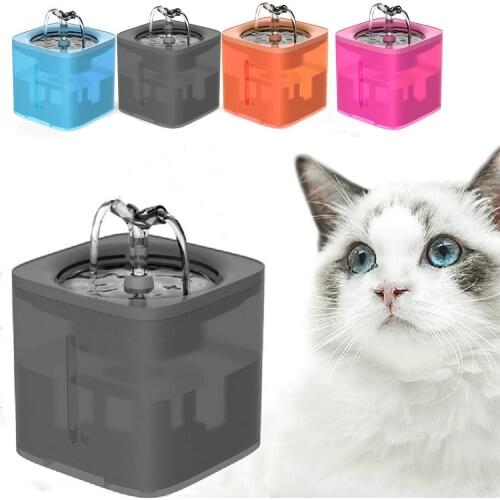 2L Cat Water Fountain Automatic Pet Dog Drinking Bowl Filter Dispenser Feeder Smart Drinker For Cats Water Bowl Drinking Supply