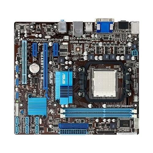 Used,For Asus M4A88T-M LE Original Used Desktop Motherboard 880G Socket AM3 DDR3 SATA II USB2.0