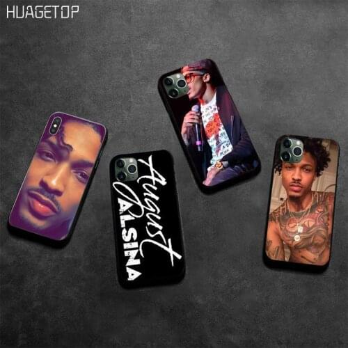 HUAGETOP August Alsina Coque Shell Phone Case for iphone 12 pro max 11 pro XS MAX 8 7 6 6S Plus X 5S SE 2020 XR case