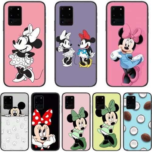 Disney Mickey cartoon Phone cover hull For SamSung Galaxy S 6 7 8 9 10 20 Plus Edge E 5G Lite Ultra black soft bumper