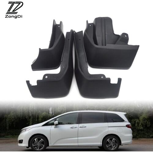 ZD Car Front Rear Mudguards For 2014 2015 2016 2017 Honda Odyssey JDM Car-styling Splash Guard Accessories Fenders 1Set Mudflaps