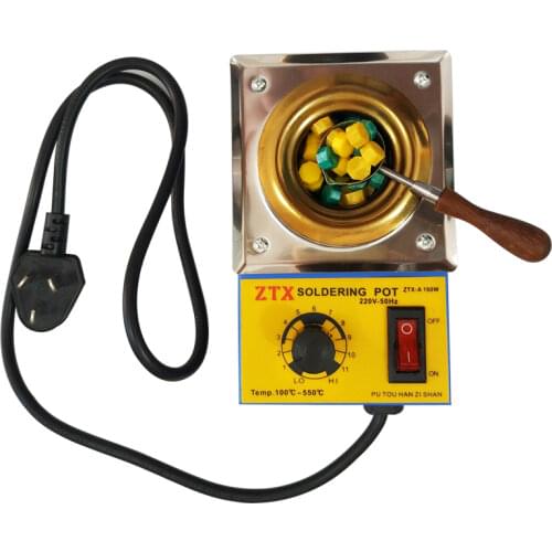 Diy electric adjustable melter tin pot sealing wax seal furnance 100-550 centigrade