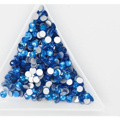 Capri Blue 3D Nail Art Decorations ss3 ss4 ss5 ss6 ss8 ss10 ss12 ss16 ss20 ss30 ss34 Glass/ Crystal Nails Non HotFix Rhinestones