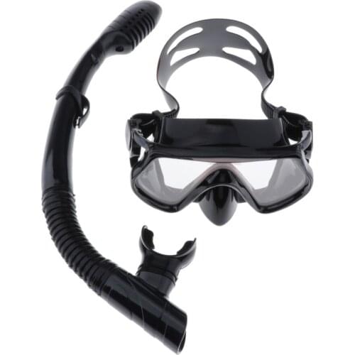 Tauset Snorkel Set Snorkel Mask with Anti-fog Diving Goggles Dry Snorkel