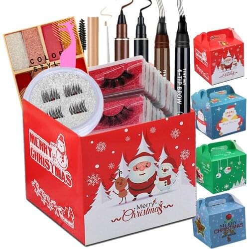 MB Christmas Box 14/22 Pairs Lashes Wholesale 3D Mink Eyelashes Soft Dramatic Thick Long Eye Lashes Naturel Eyelash Makeup Gift