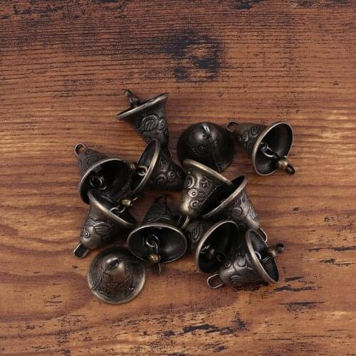 11pcs Metal Antique Bell Feng Shui Metal Wind Chime Fortune Jingle Bell