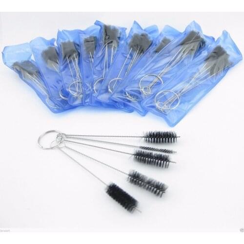 10 Sets Tattoo Machine Gun Tube Tip Cleaning Brush Brushes Supply -- TA-012