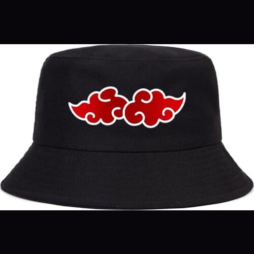Japanese Anime Double Cloud Prevent Waste Their Fisherman Hat Cartoon Unisex Bucket Hat Panama Hat 2021 Woman Bucket Hats