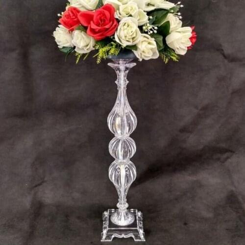 10pcs)70cm Tall acrylic Candle Holder Stand Flower Vase yudao1629