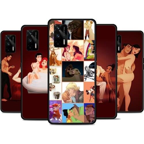 Sexy Cartoon princesses For Realme 8 GT Neo Flash Edition Explorer Master Q3 Pro Narzo30 C21 C11 C20A C21Y Phone Case