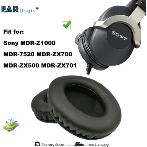 Replacement Ear Pads for Sony MDR Z1000 7520 ZX 700 500 701 Headset Parts Leather Cushion Velvet Earmuff Earphone Sleeve Cover