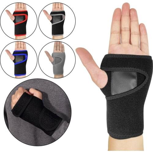 Sports steel wrist protector fitness sprained protection support hand palmar tendon sheath mouse binding pressure wrist protecto